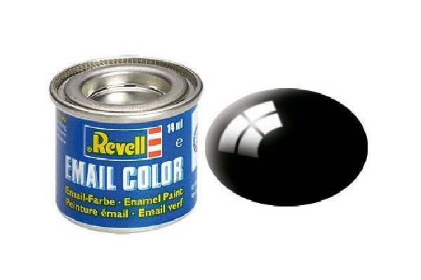 Revell black, gloss, 14ml i gruppen SPORT, FRITID & HOBBY / Hobby / Hobbyfärger / Revell / Oljebaserad hos TP E-commerce Nordic AB (A05966)