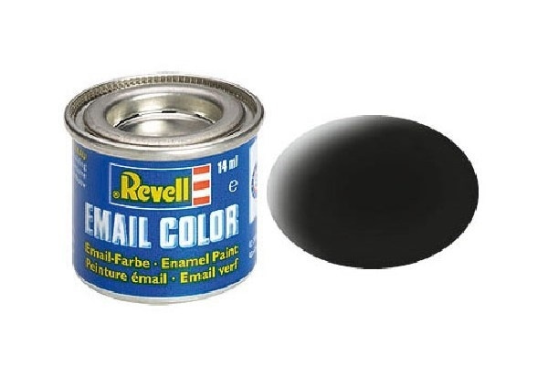 Revell black, mat, 14ml i gruppen SPORT, FRITID & HOBBY / Hobby / Hobbyfärger / Revell / Oljebaserad hos TP E-commerce Nordic AB (A05967)