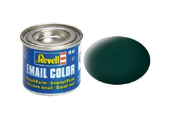 Revell black-green mat, 14ml i gruppen SPORT, FRITID & HOBBY / Hobby / Hobbyfärger / Revell / Oljebaserad hos TP E-commerce Nordic AB (A05981)
