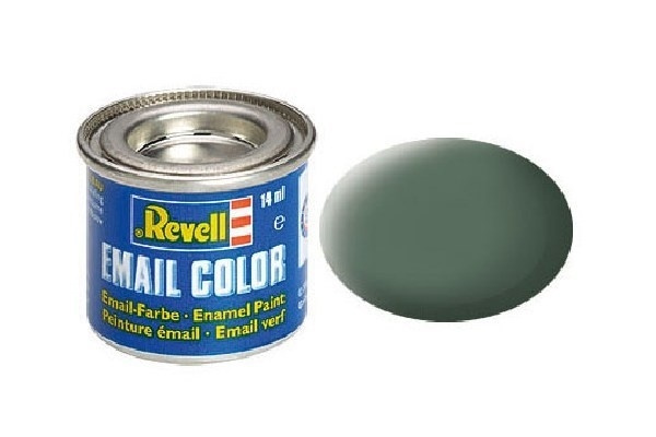Revell greenish grey mat, 14ml i gruppen SPORT, FRITID & HOBBY / Hobby / Hobbyfärger / Revell / Oljebaserad hos TP E-commerce Nordic AB (A06001)