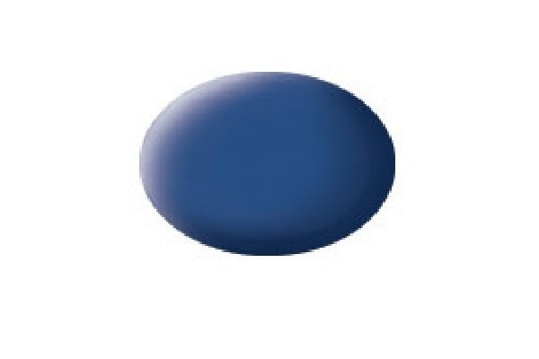 Revell Aqua blue mat, 18ml i gruppen SPORT, FRITID & HOBBY / Hobby / Hobbyfärger / Revell / Vattenbaserad hos TP E-commerce Nordic AB (A06082)