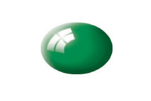 Revell Aqua emerald green gloss, 18ml i gruppen SPORT, FRITID & HOBBY / Hobby / Hobbyfärger / Revell / Vattenbaserad hos TP E-commerce Nordic AB (A06085)