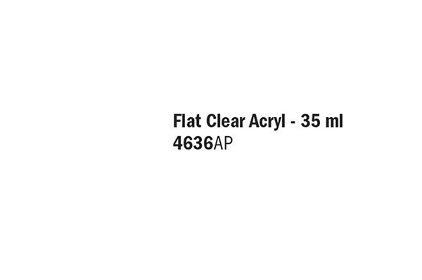 Italeri Flat Clear Acryl 35 ml i gruppen SPORT, FRITID & HOBBY / Hobby / Hobbyfärger / Italeri / Vattenbaserad hos TP E-commerce Nordic AB (A06153)