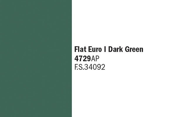 Italeri Flat Euro I Dark Green, 20ml i gruppen SPORT, FRITID & HOBBY / Hobby / Hobbyfärger / Italeri / Vattenbaserad hos TP E-commerce Nordic AB (A06172)