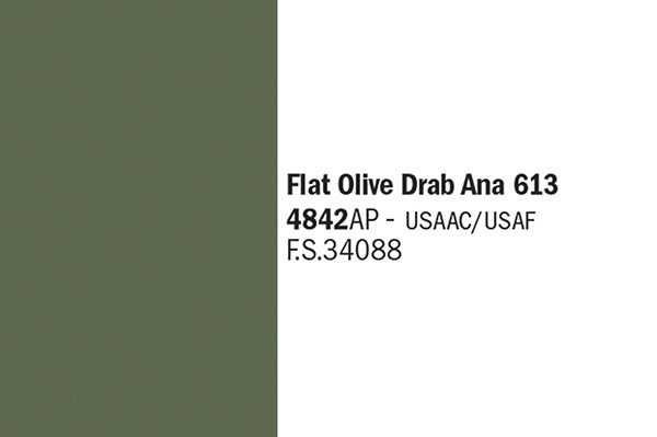 Italeri Flat Olive Drab Ana 613, 20ml i gruppen SPORT, FRITID & HOBBY / Hobby / Hobbyfärger / Italeri / Vattenbaserad hos Teknikproffset Nordic AB (A06180)