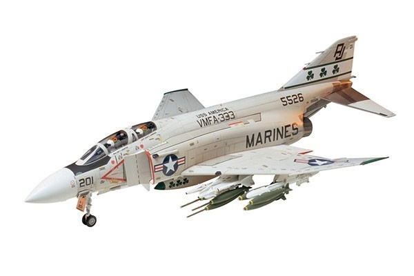 Tamiya 1/32 F-4J PHANTOM II MARINES i gruppen SPORT, FRITID & HOBBY / Hobby / Plastmodeller / Flyg/Helikoptrar hos TP E-commerce Nordic AB (A06193)