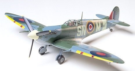 Tamiya 1/48 SPITFIRE MK VB i gruppen SPORT, FRITID & HOBBY / Hobby / Plastmodeller / Flyg/Helikoptrar hos TP E-commerce Nordic AB (A06210)