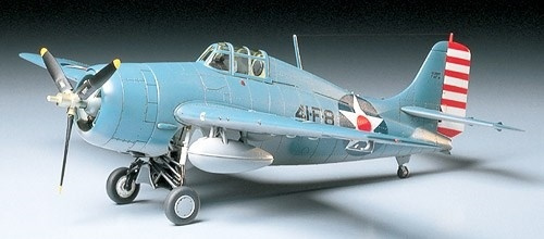 Tamiya 1/48 GRUMMAN F4F-4 WILDCAT i gruppen SPORT, FRITID & HOBBY / Hobby / Plastmodeller / Flyg/Helikoptrar hos TP E-commerce Nordic AB (A06211)