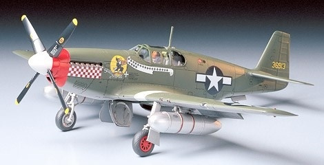 Tamiya 1/48 MUSTANG P-51B i gruppen SPORT, FRITID & HOBBY / Hobby / Plastmodeller / Flyg/Helikoptrar hos TP E-commerce Nordic AB (A06215)