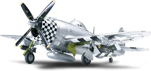 Tamiya 1/48 THUNDERBOLT P-47D BUBBLETOP i gruppen SPORT, FRITID & HOBBY / Hobby / Plastmodeller / Flyg/Helikoptrar hos TP E-commerce Nordic AB (A06232)