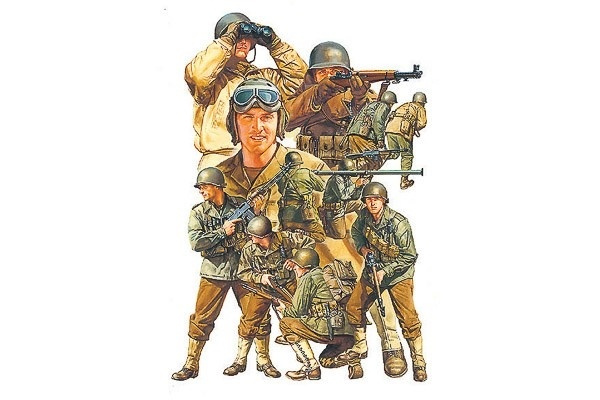 Tamiya 1/48 US ARMY INFANTRY GI i gruppen SPORT, FRITID & HOBBY / Hobby / Plastmodeller / Figurer hos TP E-commerce Nordic AB (A06241)