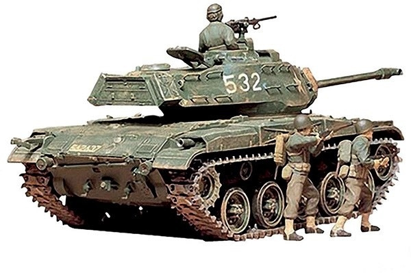 Tamiya 1/35 M41 WALKER BULLDOG i gruppen SPORT, FRITID & HOBBY / Hobby / Plastmodeller / Militärfordon (Land) hos TP E-commerce Nordic AB (A06260)