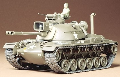 Tamiya 1/35 US M48A3 PATTON i gruppen SPORT, FRITID & HOBBY / Hobby / Plastmodeller / Militärfordon (Land) hos TP E-commerce Nordic AB (A06275)