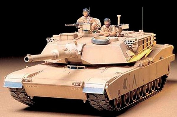 Tamiya 1/35 U S M1A1 ABRAMS 120MM DS i gruppen SPORT, FRITID & HOBBY / Hobby / Plastmodeller / Militärfordon (Land) hos TP E-commerce Nordic AB (A06281)