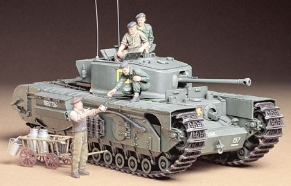 Tamiya 1/35 CHURCHILL TANK MKVII i gruppen SPORT, FRITID & HOBBY / Hobby / Plastmodeller / Militärfordon (Land) hos TP E-commerce Nordic AB (A06315)