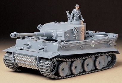 Tamiya 1/35 TIGER I EARLY PRODUCTION i gruppen SPORT, FRITID & HOBBY / Hobby / Plastmodeller / Militärfordon (Land) hos TP E-commerce Nordic AB (A06320)