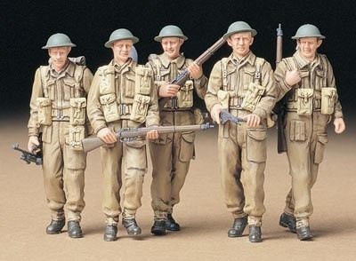 Tamiya 1/35 BRITISH INFANTRY ON PATROL i gruppen SPORT, FRITID & HOBBY / Hobby / Plastmodeller / Militärfordon (Land) hos TP E-commerce Nordic AB (A06324)