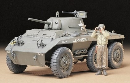 Tamiya 1/35 US M8 ARM.CAR GREYHOUND i gruppen SPORT, FRITID & HOBBY / Hobby / Plastmodeller / Militärfordon (Land) hos TP E-commerce Nordic AB (A06326)