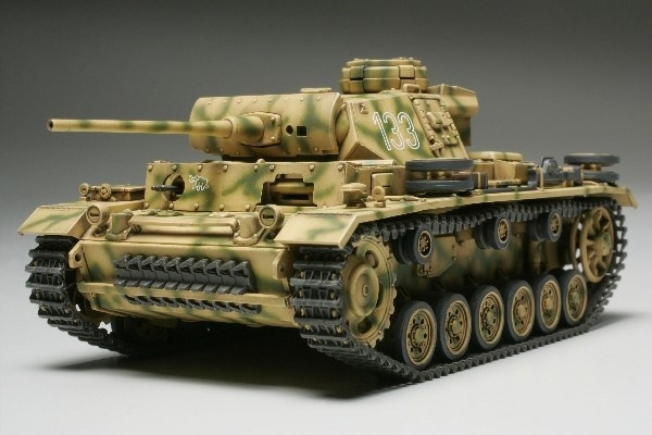 Tamiya 1/48 GERMAN PZKPFW III i gruppen SPORT, FRITID & HOBBY / Hobby / Plastmodeller / Militärfordon (Land) hos TP E-commerce Nordic AB (A06383)