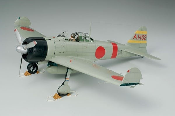 Tamiya 1/32 A6M2b Zero model 21 (Zeke) i gruppen SPORT, FRITID & HOBBY / Hobby / Plastmodeller / Flyg/Helikoptrar hos TP E-commerce Nordic AB (A06398)