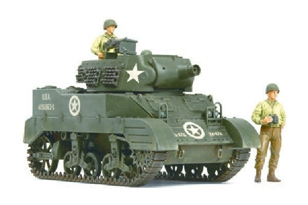 Tamiya 1/35 M8 Carriage w/3 figures i gruppen SPORT, FRITID & HOBBY / Hobby / Plastmodeller / Militärfordon (Land) hos TP E-commerce Nordic AB (A06402)