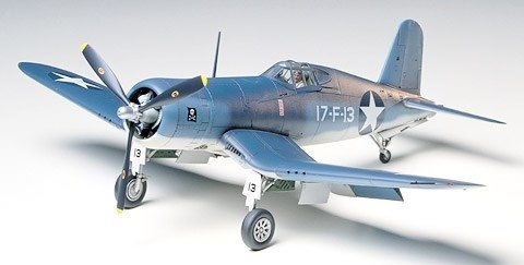 Tamiya 1/48 C.V. F4U-1/2 Bird cage Corsair i gruppen SPORT, FRITID & HOBBY / Hobby / Plastmodeller / Flyg/Helikoptrar hos TP E-commerce Nordic AB (A06424)