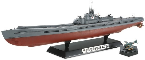 Tamiya 1/350 Japanese Navy Submarine I-400 i gruppen SPORT, FRITID & HOBBY / Hobby / Plastmodeller / Skepp hos TP E-commerce Nordic AB (A06430)