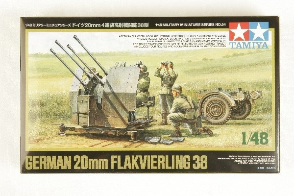 Tamiya 1/48 German 20mm flak 38 i gruppen SPORT, FRITID & HOBBY / Hobby / Plastmodeller / Militärfordon (Land) hos TP E-commerce Nordic AB (A06437)
