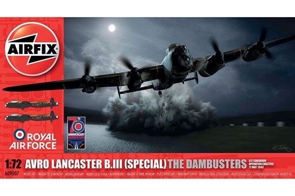 Airfix Dambuster Lancaster 6/13 i gruppen SPORT, FRITID & HOBBY / Hobby / Plastmodeller / Flyg/Helikoptrar hos TP E-commerce Nordic AB (A06479)