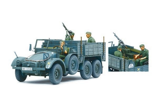 Tamiya 1/35 6x4 Krupp person carrier i gruppen SPORT, FRITID & HOBBY / Hobby / Plastmodeller / Militärfordon (Land) hos TP E-commerce Nordic AB (A06493)