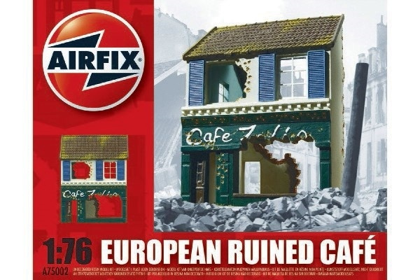 Airfix EUROPEAN RUINED CAFÉ - (1:76 SCALE) 04/10 i gruppen SPORT, FRITID & HOBBY / Hobby / Plastmodeller / Diverse hos TP E-commerce Nordic AB (A06497)