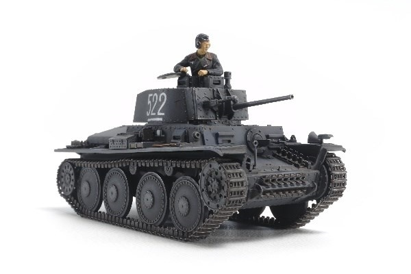 Tamiya 1/48 Panzer 38(t) Ausf.E/F i gruppen SPORT, FRITID & HOBBY / Hobby / Plastmodeller / Militärfordon (Land) hos TP E-commerce Nordic AB (A06554)