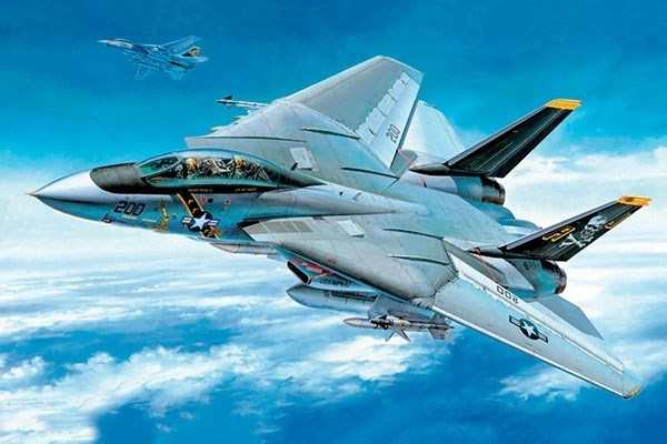 Tamiya 1/48 Grumman F-14A Tomcat i gruppen SPORT, FRITID & HOBBY / Hobby / Plastmodeller / Flyg/Helikoptrar hos TP E-commerce Nordic AB (A06618)