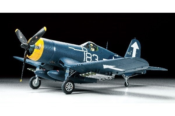 Tamiya 1/32 F4U-1D Corsair i gruppen SPORT, FRITID & HOBBY / Hobby / Plastmodeller / Flyg/Helikoptrar hos TP E-commerce Nordic AB (A06652)