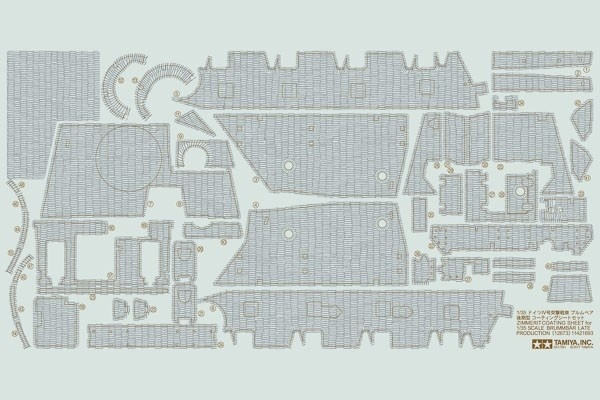 Tamiya 1/35 Brummbaer LP Zim Sheet i gruppen SPORT, FRITID & HOBBY / Hobby / Plastmodeller / Militärfordon (Land) hos TP E-commerce Nordic AB (A06655)