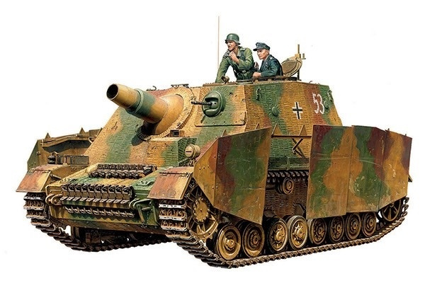 Tamiya 1/35 Brummbaer Late Production i gruppen SPORT, FRITID & HOBBY / Hobby / Plastmodeller / Militärfordon (Land) hos TP E-commerce Nordic AB (A06657)