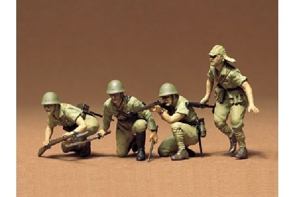 Tamiya 1/35 Japanese Army Infantry i gruppen SPORT, FRITID & HOBBY / Hobby / Plastmodeller / Figurer hos TP E-commerce Nordic AB (A06662)