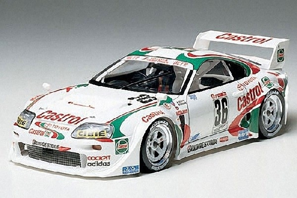 Tamiya 1/24 Castrol Toyota Tom\'s Supra GT i gruppen SPORT, FRITID & HOBBY / Hobby / Plastmodeller / Bilar hos TP E-commerce Nordic AB (A06673)