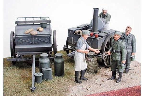 Tamiya 1/35 German Field Kitchen Scenery i gruppen SPORT, FRITID & HOBBY / Hobby / Plastmodeller / Militärfordon (Land) hos TP E-commerce Nordic AB (A06680)