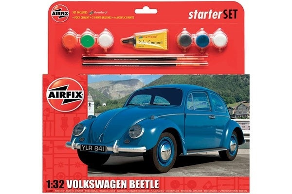 Airfix VW Beetle i gruppen SPORT, FRITID & HOBBY / Hobby / Plastmodeller / Startkit/Gåvoset hos TP E-commerce Nordic AB (A06727)