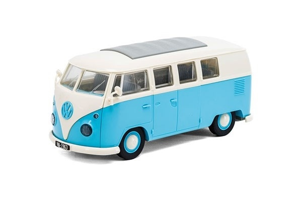 Airfix Quick Build VW Camper Van - Blue i gruppen SPORT, FRITID & HOBBY / Hobby / Plastmodeller / Startkit/Gåvoset hos TP E-commerce Nordic AB (A06769)