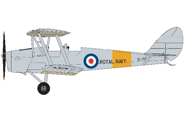 Airfix deHavilland Tiger Moth 1/72 i gruppen SPORT, FRITID & HOBBY / Hobby / Plastmodeller / Flyg/Helikoptrar hos TP E-commerce Nordic AB (A06777)