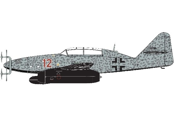 Airfix Messerschmitt Me262-B1a 1/72 i gruppen SPORT, FRITID & HOBBY / Hobby / Plastmodeller / Flyg/Helikoptrar hos TP E-commerce Nordic AB (A06779)