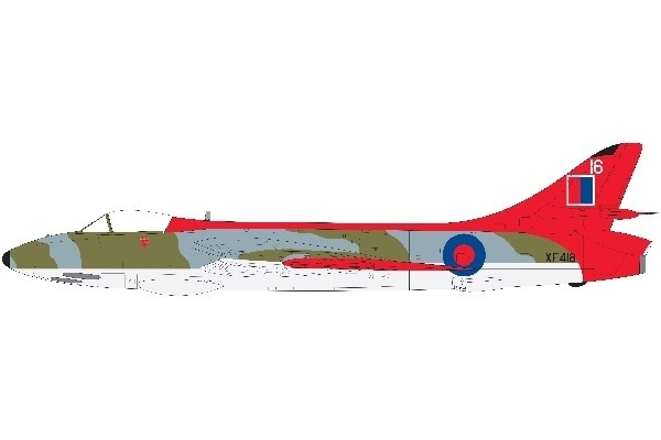 Airfix Hawker Hunter F6 1/48 i gruppen SPORT, FRITID & HOBBY / Hobby / Plastmodeller / Flyg/Helikoptrar hos Teknikproffset Nordic AB (A06791)