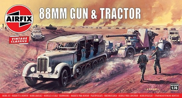 Airfix 88mm Flak Gun & Tractor i gruppen SPORT, FRITID & HOBBY / Hobby / Plastmodeller / Militärfordon (Land) hos TP E-commerce Nordic AB (A06807)