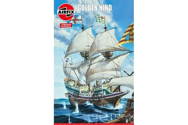 Airfix Golden Hind 1:172 i gruppen SPORT, FRITID & HOBBY / Hobby / Plastmodeller / Skepp hos TP E-commerce Nordic AB (A06818)