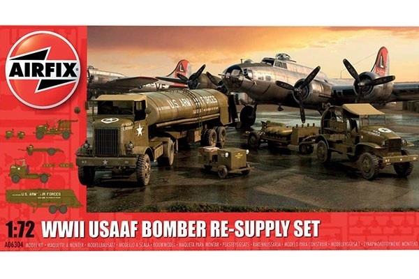 Airfix USAAF 8TH Airforce Bomber Resupply Set i gruppen SPORT, FRITID & HOBBY / Hobby / Plastmodeller / Militärfordon (Land) hos TP E-commerce Nordic AB (A06857)