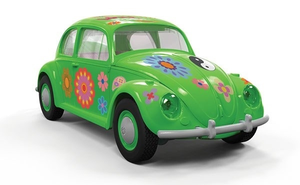 Airfix Quick Build VW Beetle Flower-Power i gruppen SPORT, FRITID & HOBBY / Hobby / Plastmodeller / Startkit/Gåvoset hos TP E-commerce Nordic AB (A06864)