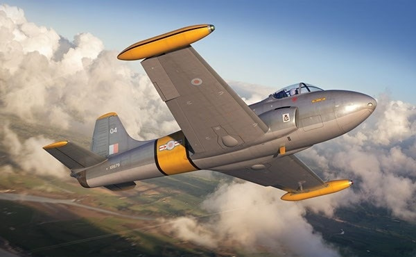 Airfix Hunting Percival Jet Provost T.4 i gruppen SPORT, FRITID & HOBBY / Hobby / Plastmodeller / Flyg/Helikoptrar hos TP E-commerce Nordic AB (A06879)