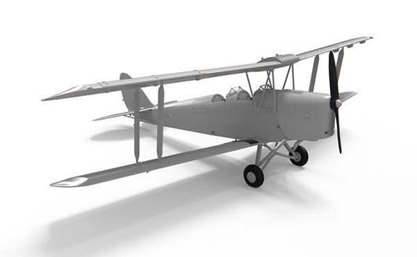 Airfix De Havilland DH82aTiger Moth - New Tool i gruppen SPORT, FRITID & HOBBY / Hobby / Plastmodeller / Flyg/Helikoptrar hos TP E-commerce Nordic AB (A06884)